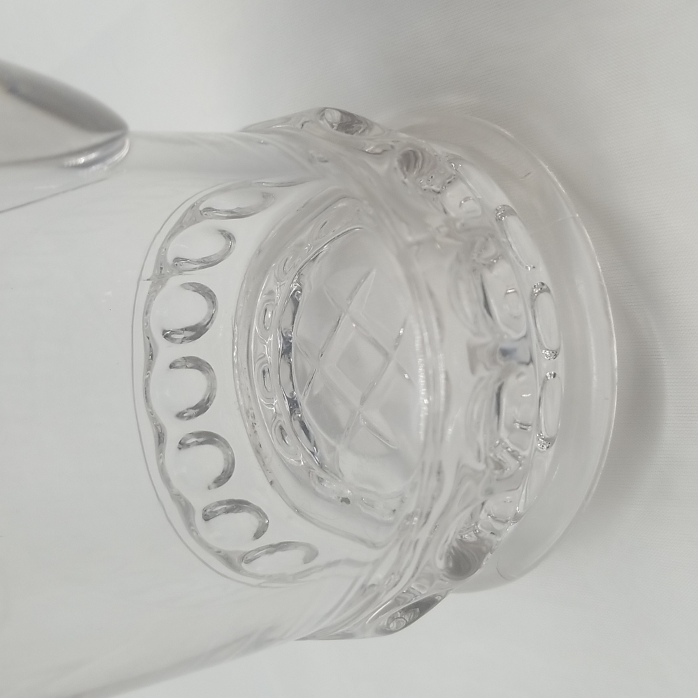 Antique EAPG Etched Skinny Pitcher - Picture 11 of 16